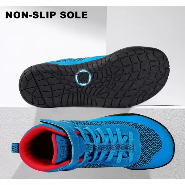 Men’s Barefoot Minimalist Shoes High Top Wide Fitness Cross-Trainer Zero Drop Sole