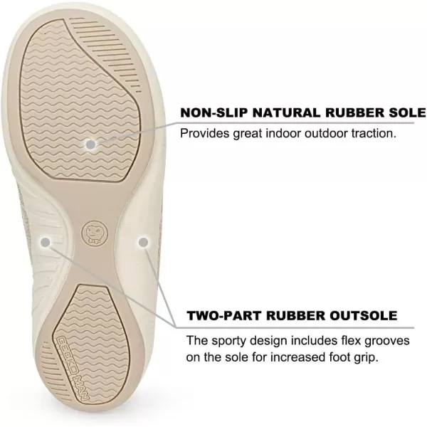 Mens Slippers with Arch Support, Canvas House Slipper for Men with Velvet Lining, Slip On Clog, Indoor Outdoor House Shoes with Anti-Skid Rubber Sole)