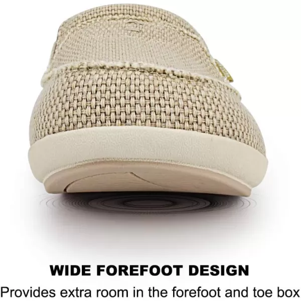Mens Slippers with Arch Support, Canvas House Slipper for Men with Velvet Lining, Slip On Clog, Indoor Outdoor House Shoes with Anti-Skid Rubber Sole)