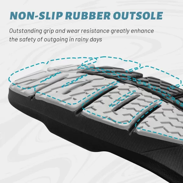 Mens Walking Shoes for Plantar Fasciitis, Orthopedic Sneakers for Men with Arch Support, Wide Toe Box Shoes for Pain Relief with Non Slip Rubber Sole