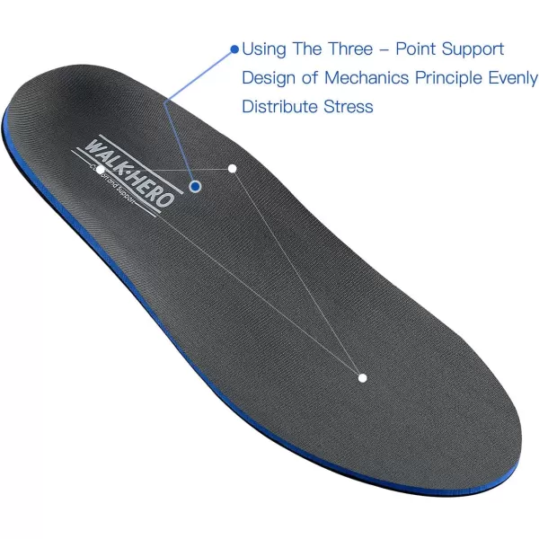 Plantar Fasciitis Feet Insoles Arch Supports Orthotics Inserts Relieve Flat Feet, High Arch, Foot Pain Mens 5-5 1/2 | Womens 7-7 1/2
