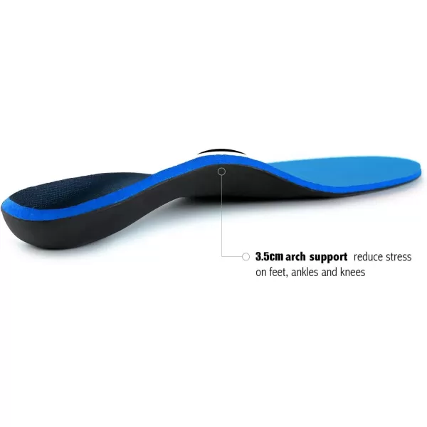 Plantar Fasciitis Feet Insoles Arch Supports Orthotics Inserts Relieve Flat Feet, High Arch, Foot Pain Mens 5-5 1/2 | Womens 7-7 1/2
