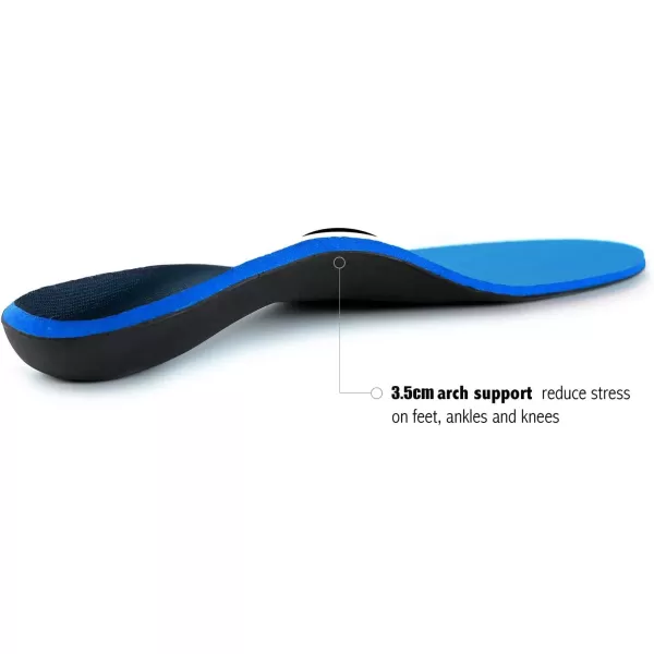 Plantar Fasciitis Feet Insoles Arch Supports Orthotics Inserts Relieve Flat Feet, High Arch, Foot Pain Mens 5-5 1/2 | Womens 7-7 1/2