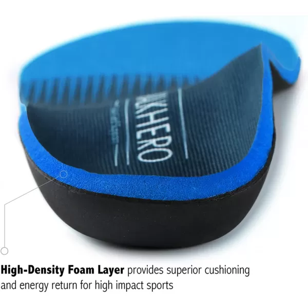 Plantar Fasciitis Feet Insoles Arch Supports Orthotics Inserts Relieve Flat Feet, High Arch, Foot Pain Mens 5-5 1/2 | Womens 7-7 1/2
