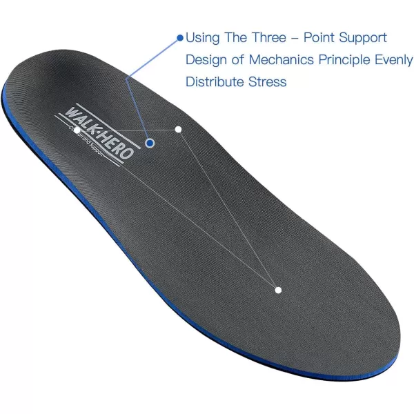 Plantar Fasciitis Feet Insoles Arch Supports Orthotics Inserts Relieve Flat Feet, High Arch, Foot Pain Mens 5-5 1/2 | Womens 7-7 1/2
