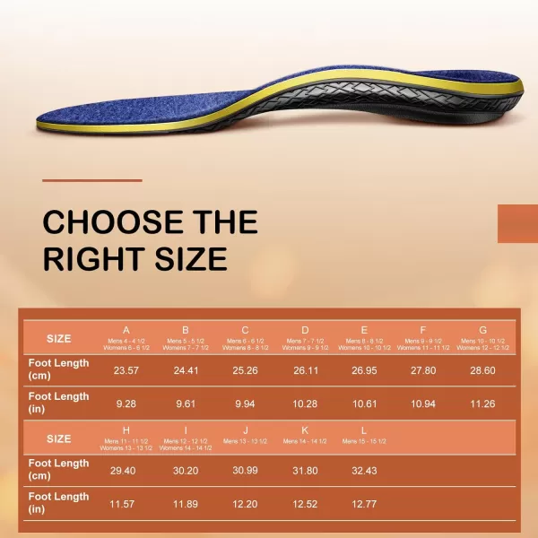 WALKHERO Wool Insoles - Fleece Arch Supports Inserts, Plantar Fasciitis Relief, Cushion Comfort Warm Sheepskin Shoe Insoles for Cold Weather 