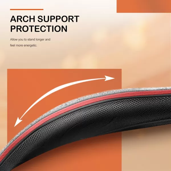 WALKHERO Wool Insoles - Fleece Arch Supports Inserts, Plantar Fasciitis Relief, Cushion Comfort Warm Sheepskin Shoe Insoles for Cold Weather 
