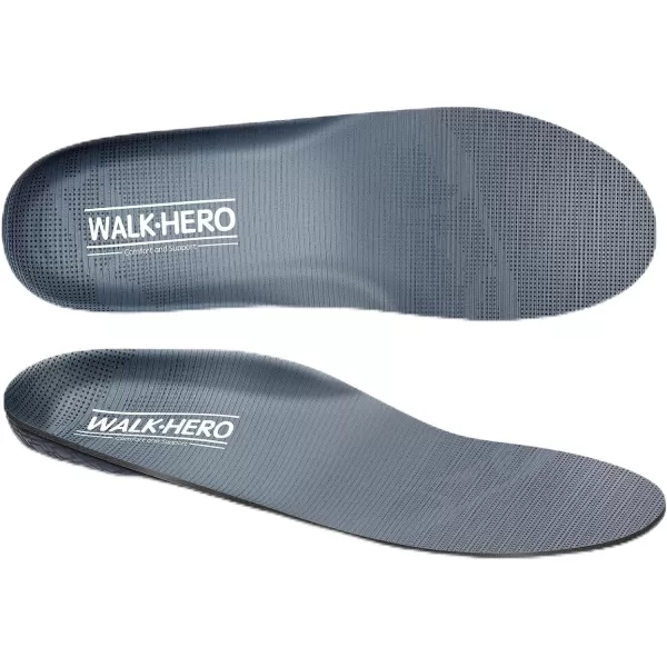 Walkhero Plantar Fasciitis Pain Relief Insoles High Arch Support Orthotic Shoes Inserts, Relieve Flat Feet and Foot Fatigue 