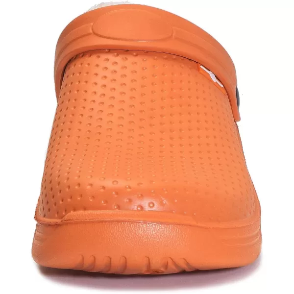Womens Mens Fur Lined Clogs Waterproof Garden Shoes Winter Warm House Slippers Indoor Outdoor Mules