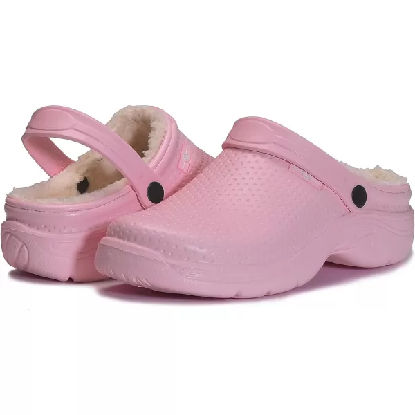 Womens Mens Fur Lined Clogs Waterproof Garden Shoes Winter Warm House Slippers Indoor Outdoor Mules