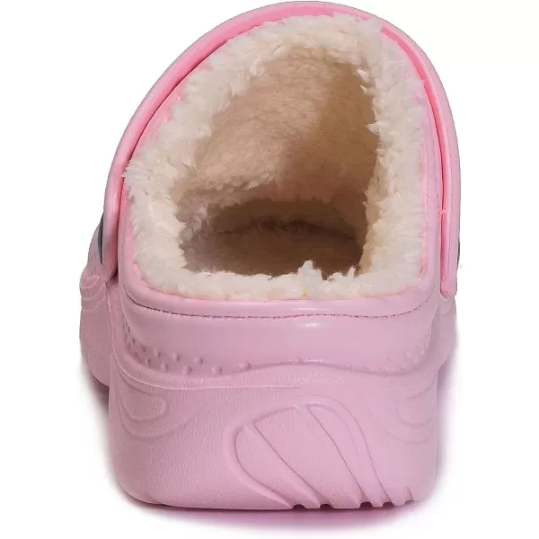 Womens Mens Fur Lined Clogs Waterproof Garden Shoes Winter Warm House Slippers Indoor Outdoor Mules
