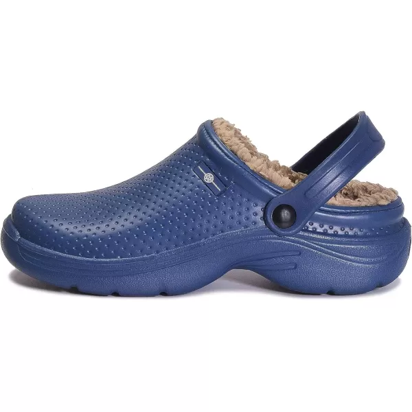 Womens Mens Fur Lined Clogs Waterproof Garden Shoes Winter Warm House Slippers Indoor Outdoor Mules