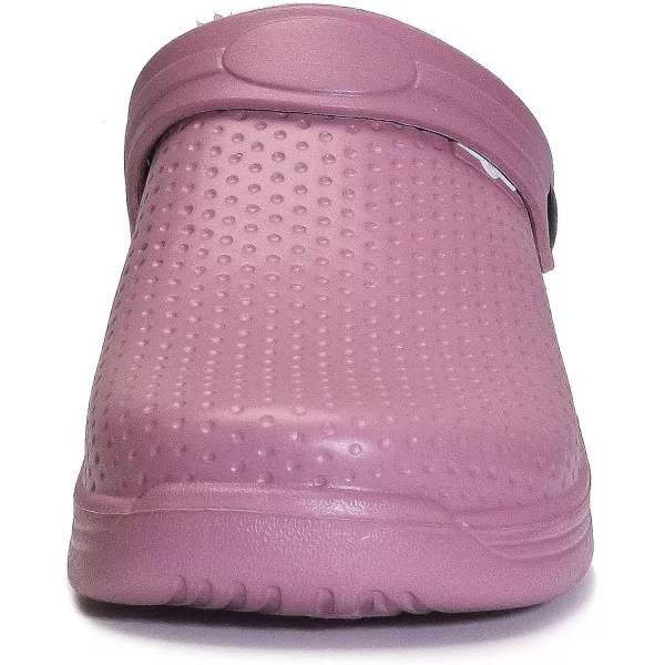 Womens Mens Fur Lined Clogs Waterproof Garden Shoes Winter Warm House Slippers Indoor Outdoor Mules