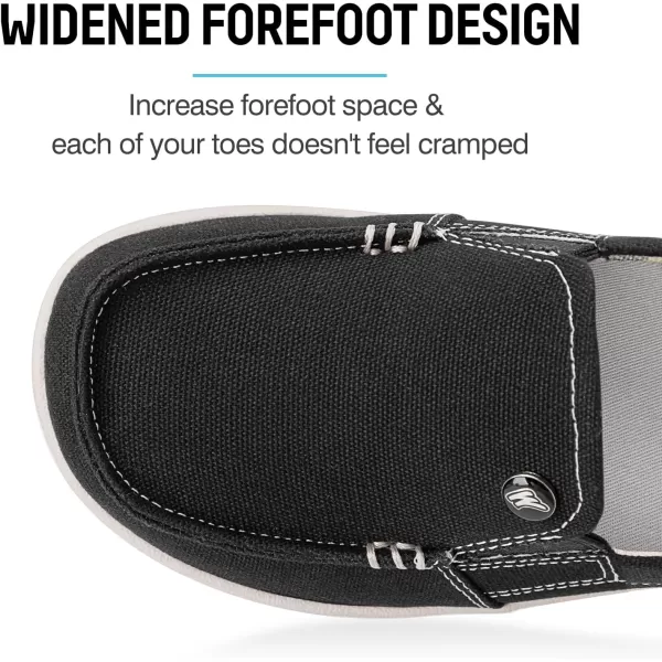Womens Slip On Shoes - Casual Boat Loafers Shoes for Women with Arch Support - Plantar Fasciitis Canvas Sneakers for Daily Walking