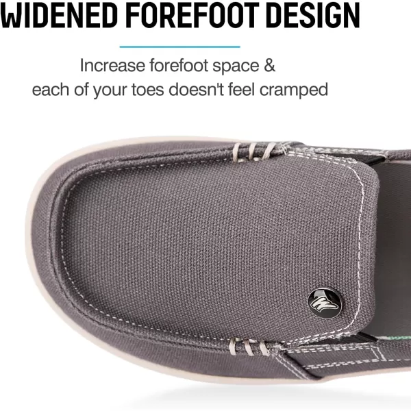 Womens Slip On Shoes - Casual Boat Loafers Shoes for Women with Arch Support - Plantar Fasciitis Canvas Sneakers for Daily Walking