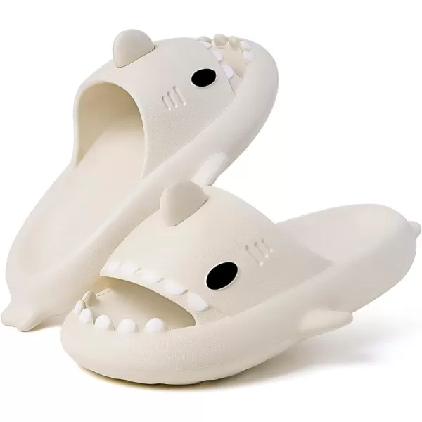 Gaatpot Womens Mens Shark Slides Cloud Slippers Summer Open Toe Slide Sandals with Cushioned Thick Sole