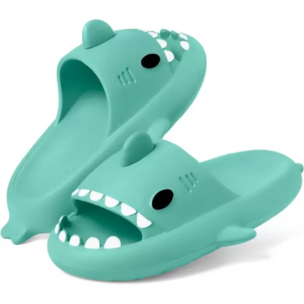 Gaatpot Womens Mens Shark Slides Cloud Slippers Summer Open Toe Slide Sandals with Cushioned Thick Sole
