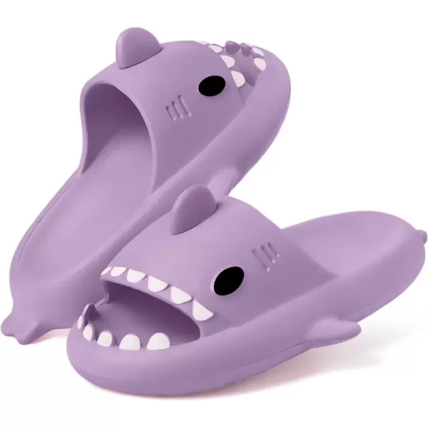 Gaatpot Womens Mens Shark Slides Cloud Slippers Summer Open Toe Slide Sandals with Cushioned Thick Sole