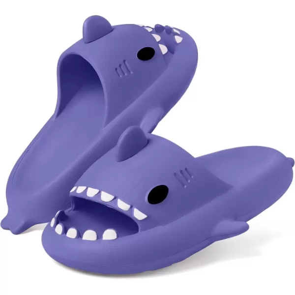 Gaatpot Womens Mens Shark Slides Cloud Slippers Summer Open Toe Slide Sandals with Cushioned Thick Sole