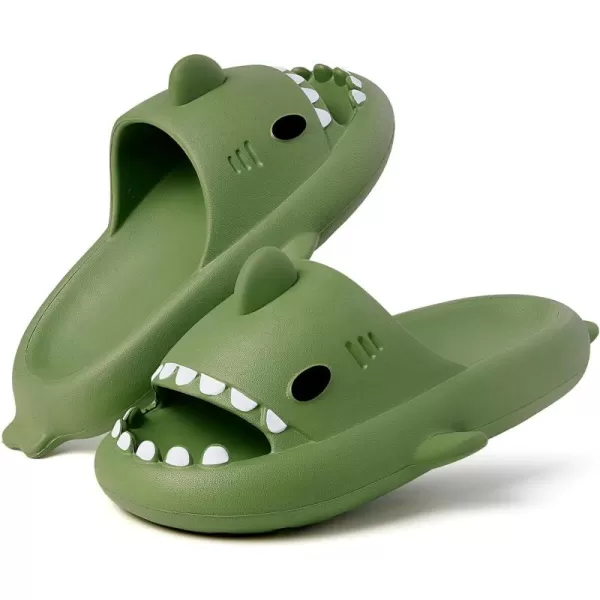 Gaatpot Womens Mens Shark Slides Cloud Slippers Summer Open Toe Slide Sandals with Cushioned Thick Sole