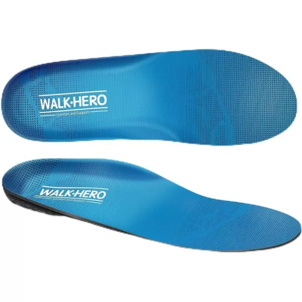 Walkhero Plantar Fasciitis Pain Relief Insoles High Arch Support Orthotic Shoes Inserts, Relieve Flat Feet and Foot Fatigue 