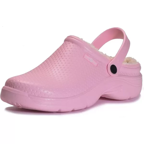 Womens Mens Fur Lined Clogs Waterproof Garden Shoes Winter Warm House Slippers Indoor Outdoor Mules
