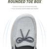 imageSlip On Shoes Women  Casual Comfortable Boat Shoes for Women with Arch Support  Orthopedic Canvas Loafers Shoes for Plantar Fasciitis ampamp Daily WalkingNavy Pinstripe