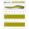 imageWalkHero 220 lbs Heavy Duty Arch Support Inserts for Plantar Fasciitis and Daily Walking Flat Feet Orthotic Insoles Mens 10105  Womens 12125 Azure BlueOlive Yellow Heavy Duty