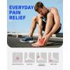 imageWalkHero Plantar Fasciitis Insoles  Arch Support Inserts for Men WomenOrthotic Inserts for Flat FeetReduce Foot Pressure and Fatigue Mens 10105  Womens 12125Deep Blue Red