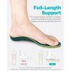 imageWalkHero Work Orthotic Inserts Plantar Fasciitis Insoles for Men ampamp Women Arch Support Inserts for Heel Pain Relief Boot Insoles with Max CushionStanding All Day Mens 445  Womens 665Mineral Green