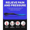 imageWalkhero Plantar Fasciitis Pain Relief Insoles High Arch Support Orthotic Shoes Inserts Relieve Flat Feet and Foot Fatigue Mens 77 12  Womens 99 12 Blue GrayBlue