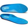 imageWalkhero Plantar Fasciitis Pain Relief Insoles High Arch Support Orthotic Shoes Inserts Relieve Flat Feet and Foot Fatigue Mens 77 12  Womens 99 12 Blue GrayLight Blue
