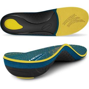 imageArch Support Inserts for Men ampamp Women  Plantar Fasciitis Insoles with Max Cushion Orthotics for Heel Pain Relief Work Boots Standing All Day Mens 775  Womens 995 Starry BlueAutumn Yellow