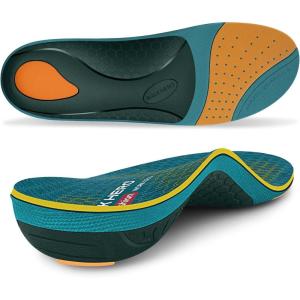 imageWalkHero Work Orthotic Inserts Plantar Fasciitis Insoles for Men ampamp Women Arch Support Inserts for Heel Pain Relief Boot Insoles with Max CushionStanding All Day Mens 445  Womens 665Mineral Green