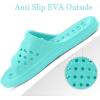 imageGaatpot Shower Shoes for Womens Mens Massage Pool Slides with Arch Support Quick Drying Beach Slippers Summer Non Slip Bathroom Indoor Outdoor House Sandals with Drain HolesLight Blue