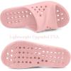 imageGaatpot Shower Shoes for Womens Mens Massage Pool Slides with Arch Support Quick Drying Beach Slippers Summer Non Slip Bathroom Indoor Outdoor House Sandals with Drain HolesPink