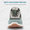 imageMens Walking Shoes for Plantar Fasciitis Orthopedic Sneakers for Men with Arch Support Comfortable Casual Shoes for Pain Relief with Non Slip Rubber SoleOlive
