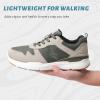 imageMens Walking Shoes for Plantar Fasciitis Orthopedic Sneakers for Men with Arch Support Comfortable Casual Shoes for Pain Relief with Non Slip Rubber SoleOlive
