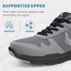imageMens Walking Shoes for Plantar Fasciitis Orthopedic Sneakers for Men with Arch Support Comfortable Casual Shoes for Pain Relief with Non Slip Rubber SoleGrey