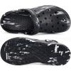 imageMens Womens Garden Clogs Shoes with Arch Support Unisex Gardening Slip on Sandals Beach Slippers Shoes TieDye ClogBlack