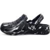 imageMens Womens Garden Clogs Shoes with Arch Support Unisex Gardening Slip on Sandals Beach Slippers Shoes TieDye ClogBlack