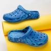 imageMens Womens Garden Clogs Shoes with Arch Support Unisex Gardening Slip on Sandals Beach Slippers Shoes TieDye ClogBlue