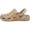 imageMens Womens Garden Clogs Shoes with Arch Support Unisex Gardening Slip on Sandals Beach Slippers Shoes TieDye ClogKhaki