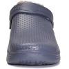 imageUnisex Adult Mens and Womens Fur Lined Fuzzy Slippers Clog Waterproof Fur Lining Garden Shoes Indoor Outdoor MulesDeep Grey 85women75men 40 EU