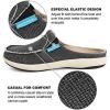 imageWomens Slippers with Arch Support Walkhero House Orthopedic Slippers for Women with Suede Insole and Velvet Lining Slip on Clog Indoor Outdoor House Shoes with AntiSkid Rubber SoleBlack