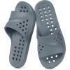 imageGaatpot Shower Shoes for Womens Mens Massage Pool Slides with Arch Support Quick Drying Beach Slippers Summer Non Slip Bathroom Indoor Outdoor House Sandals with Drain HolesGrey