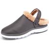 imageGaatpot Womens Mens Lined Clogs Winter Warm Garden Slippers Comfortable Fleece Lining Slip On Shoes Indoor Outdoor Mules