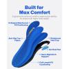 imageWalkHero 220 lbs Medium Arch Support InsertsHeavy Duty Plantar Fasciitis Insoles for Men WomenOrthotic Inserts for Pain ReliefWork Boot Insole with Heel Cushioning Mens 9105  Womens 11125Blue