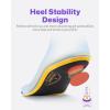 imageWalkHero 220 lbs Medium Arch Support InsertsHeavy Duty Plantar Fasciitis Insoles for Men WomenOrthotic Inserts for Pain ReliefWork Boot Insole with Heel Cushioning Mens 9105  Womens 11125Purple