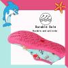 imageToddler Kids Water Shoes Girls Boys NonSlip Quick Dry Beach Swim Shoes Barefoot Aqua Socks for Outdoor Sport SurfRose Red Dolphin